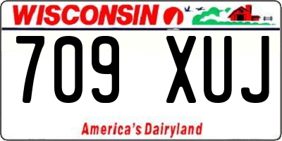 WI license plate 709XUJ