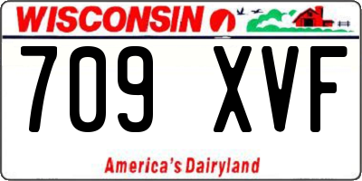 WI license plate 709XVF