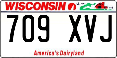 WI license plate 709XVJ