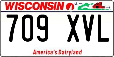 WI license plate 709XVL