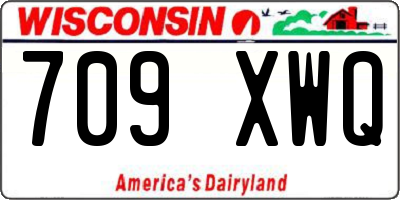 WI license plate 709XWQ