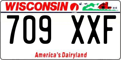 WI license plate 709XXF