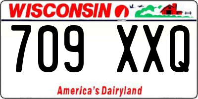 WI license plate 709XXQ