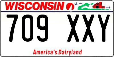 WI license plate 709XXY