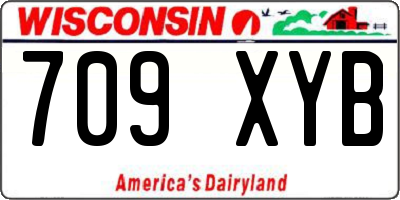 WI license plate 709XYB