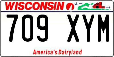 WI license plate 709XYM