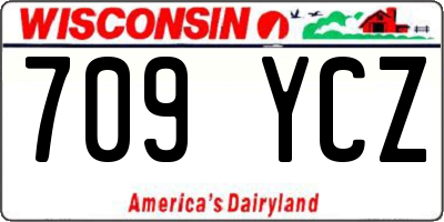 WI license plate 709YCZ