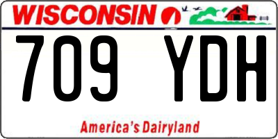 WI license plate 709YDH