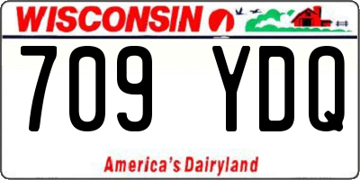 WI license plate 709YDQ