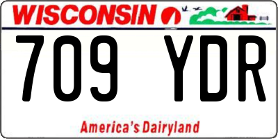 WI license plate 709YDR