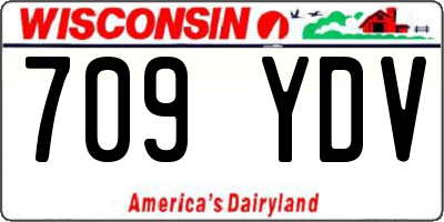WI license plate 709YDV