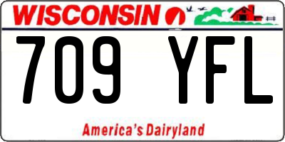 WI license plate 709YFL