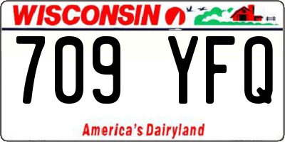 WI license plate 709YFQ