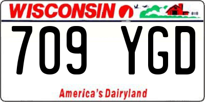 WI license plate 709YGD