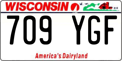 WI license plate 709YGF