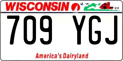 WI license plate 709YGJ
