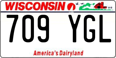 WI license plate 709YGL