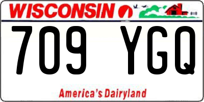 WI license plate 709YGQ