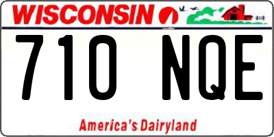 WI license plate 710NQE