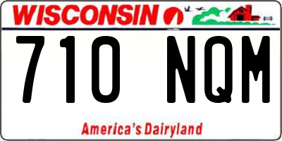 WI license plate 710NQM
