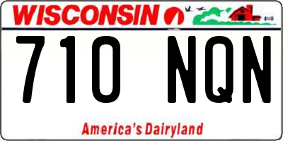 WI license plate 710NQN