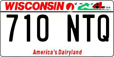 WI license plate 710NTQ