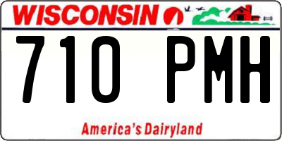 WI license plate 710PMH