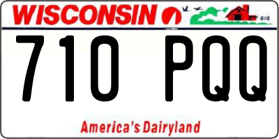 WI license plate 710PQQ