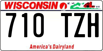 WI license plate 710TZH