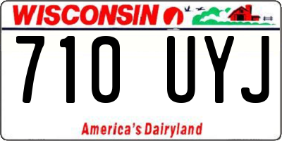 WI license plate 710UYJ
