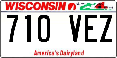WI license plate 710VEZ
