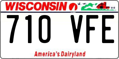 WI license plate 710VFE