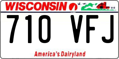 WI license plate 710VFJ