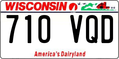 WI license plate 710VQD