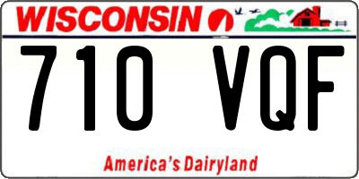WI license plate 710VQF