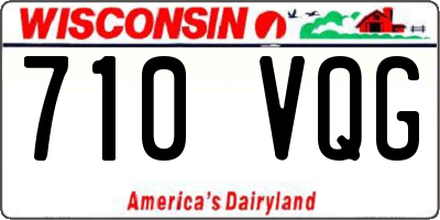 WI license plate 710VQG