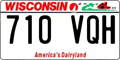 WI license plate 710VQH