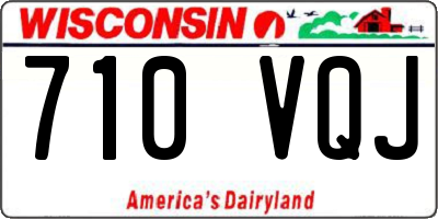WI license plate 710VQJ