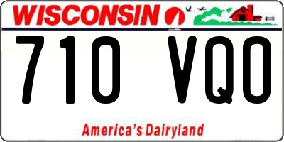 WI license plate 710VQO