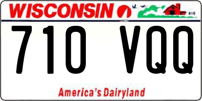 WI license plate 710VQQ