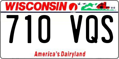 WI license plate 710VQS