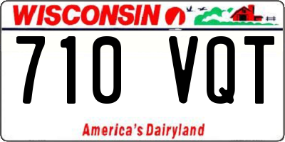 WI license plate 710VQT