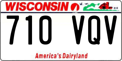 WI license plate 710VQV