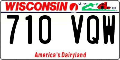WI license plate 710VQW