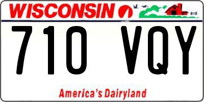 WI license plate 710VQY