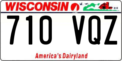 WI license plate 710VQZ