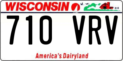 WI license plate 710VRV
