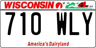 WI license plate 710WLY