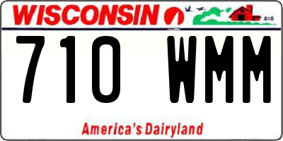 WI license plate 710WMM