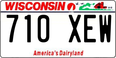 WI license plate 710XEW